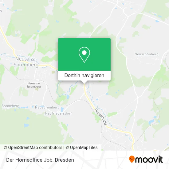 Der Homeoffice Job Karte