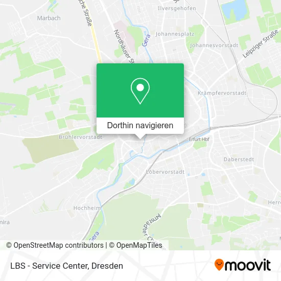 LBS - Service Center Karte