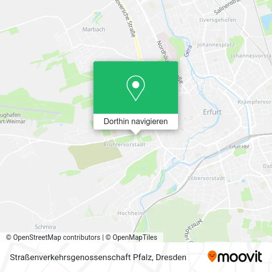 Straßenverkehrsgenossenschaft Pfalz Karte