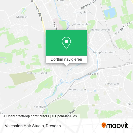 Valession Hair Studio Karte