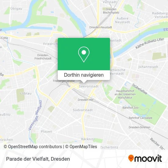 Parade der Vielfalt Karte