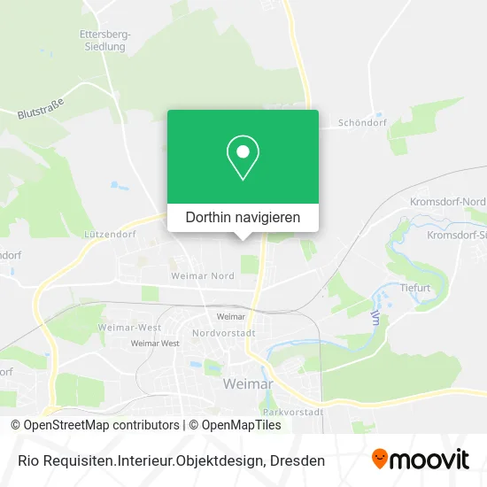 Rio Requisiten.Interieur.Objektdesign Karte