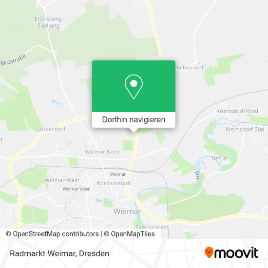 Radmarkt Weimar Karte
