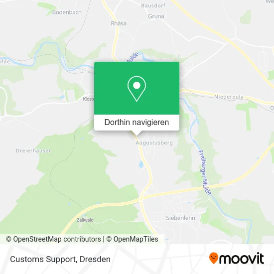 Customs Support Karte