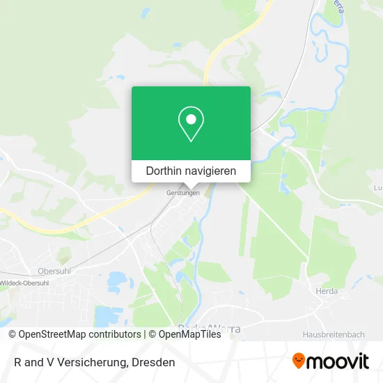 R and V Versicherung Karte