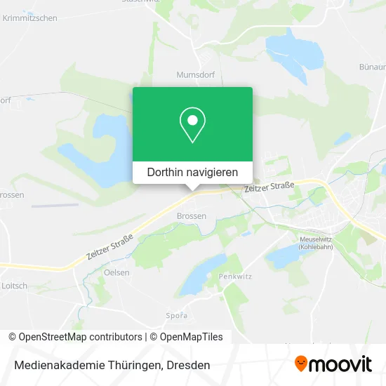 Medienakademie Thüringen Karte