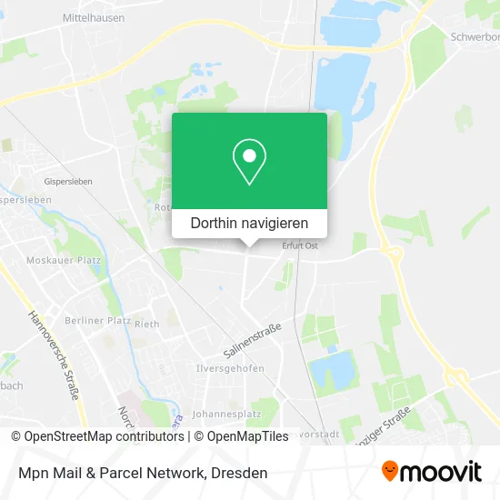 Mpn Mail & Parcel Network Karte