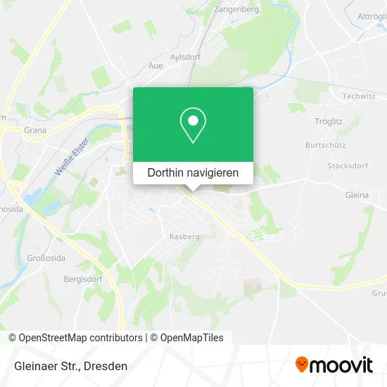 Gleinaer Str. Karte