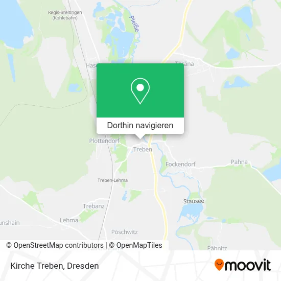 Kirche Treben Karte