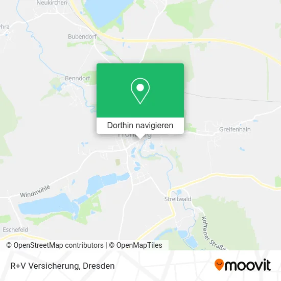 R+V Versicherung Karte