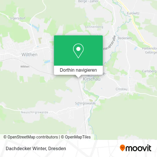 Dachdecker Winter Karte