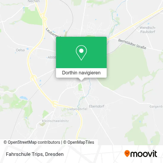 Fahrschule Trips Karte