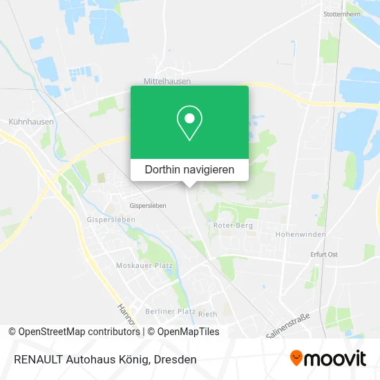 RENAULT Autohaus König Karte