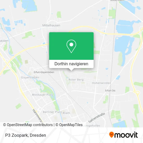 P3 Zoopark Karte