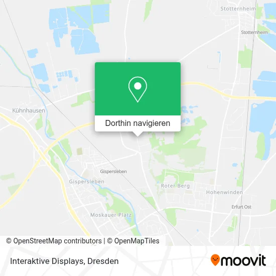 Interaktive Displays Karte