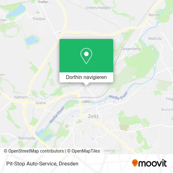 Pit-Stop Auto-Service Karte