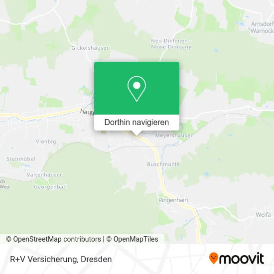 R+V Versicherung Karte