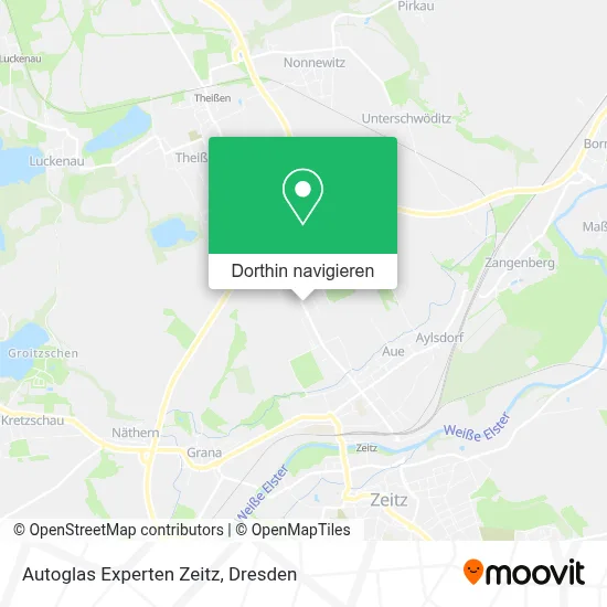 Autoglas Experten Zeitz Karte