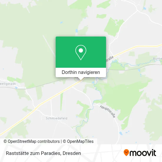 Raststätte zum Paradies Karte