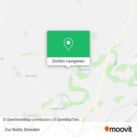Zur Butte Karte