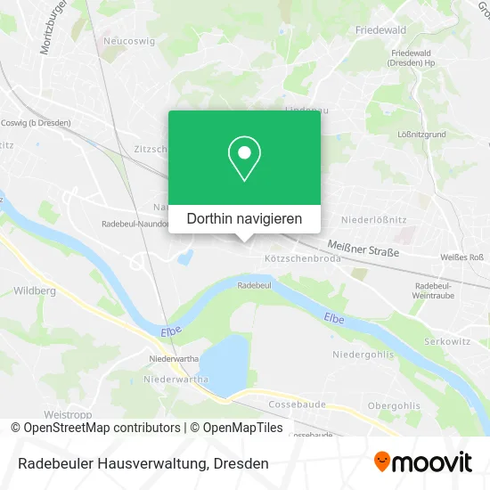Radebeuler Hausverwaltung Karte