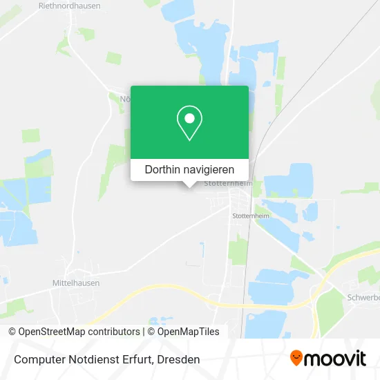 Computer Notdienst Erfurt Karte