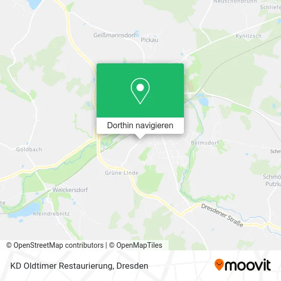 KD Oldtimer Restaurierung Karte