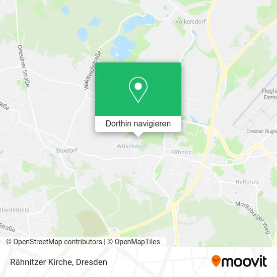 Rähnitzer Kirche Karte