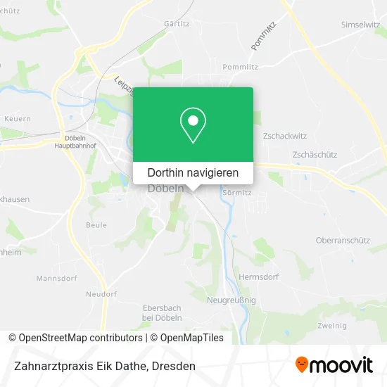 Zahnarztpraxis Eik Dathe Karte