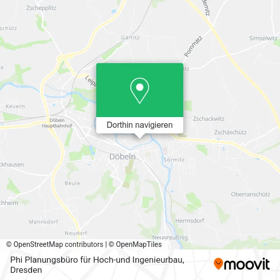 Phi Planungsbüro für Hoch-und Ingenieurbau Karte