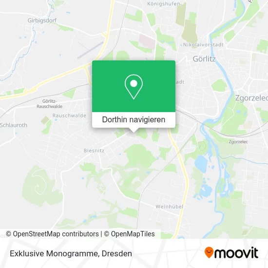 Exklusive Monogramme Karte