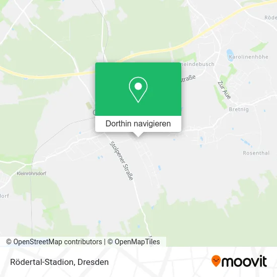 Rödertal-Stadion Karte