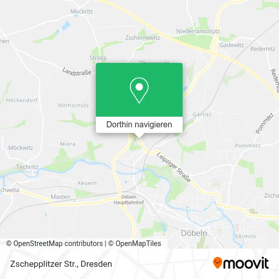 Zschepplitzer Str. Karte