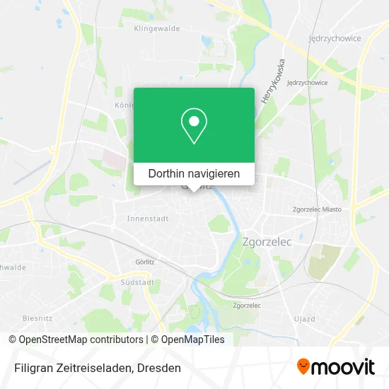 Filigran Zeitreiseladen Karte