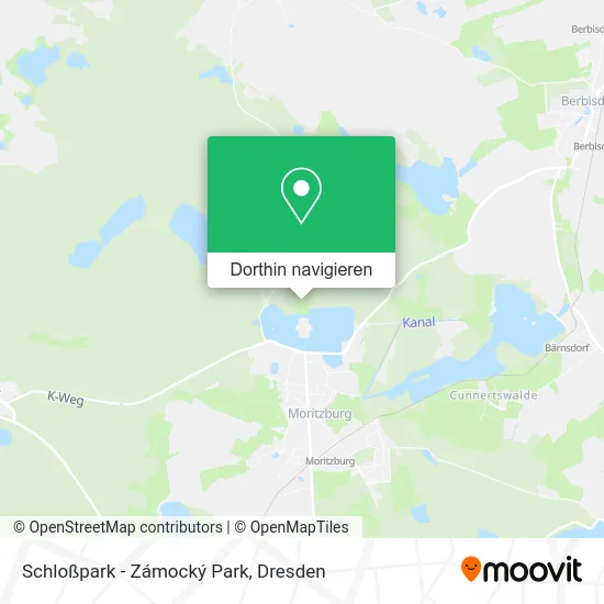 Schloßpark - Zámocký Park Karte