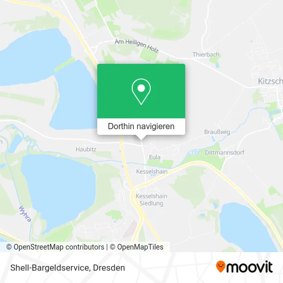 Shell-Bargeldservice Karte