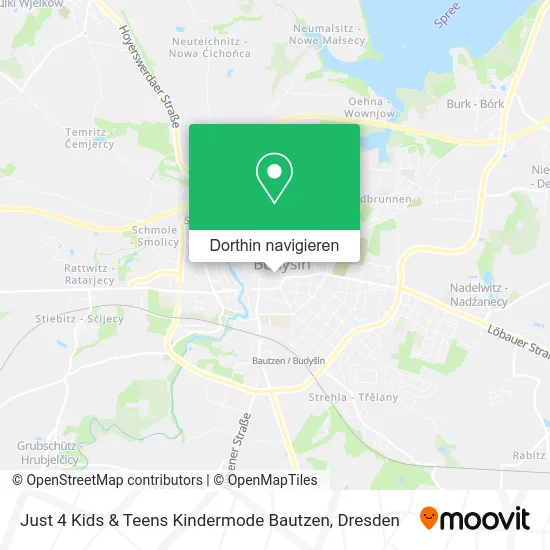 Just 4 Kids & Teens Kindermode Bautzen Karte