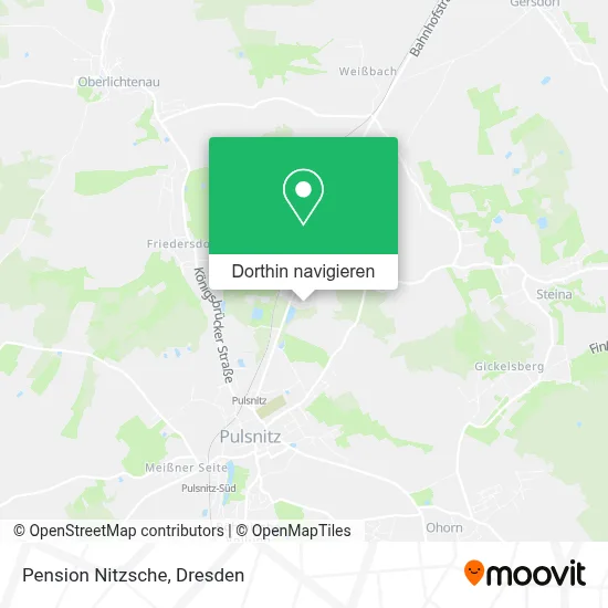 Pension Nitzsche Karte