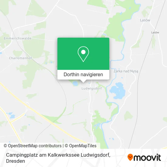 Campingplatz am Kalkwerkssee Ludwigsdorf Karte