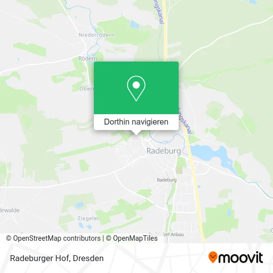 Radeburger Hof Karte