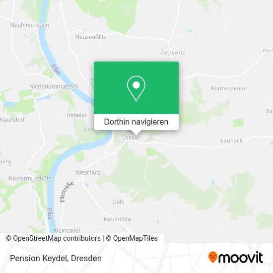 Pension Keydel Karte