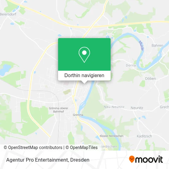 Agentur Pro Entertainment Karte