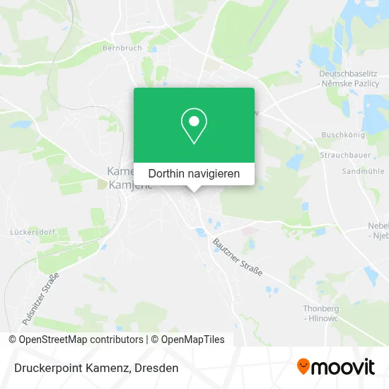 Druckerpoint Kamenz Karte