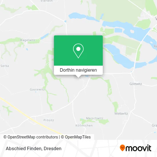 Abschied Finden Karte