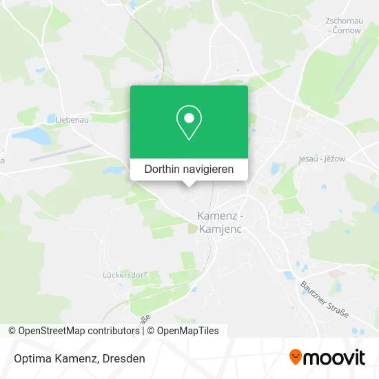 Optima Kamenz Karte