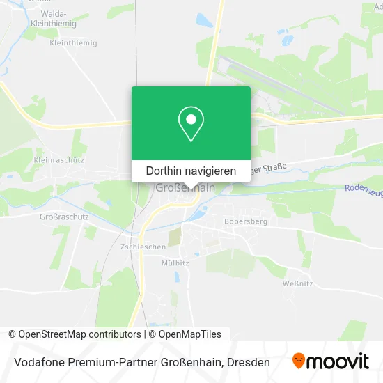 Vodafone Premium-Partner Großenhain Karte
