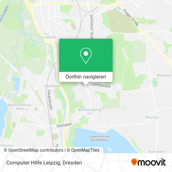 Computer Hilfe Leipzig Karte