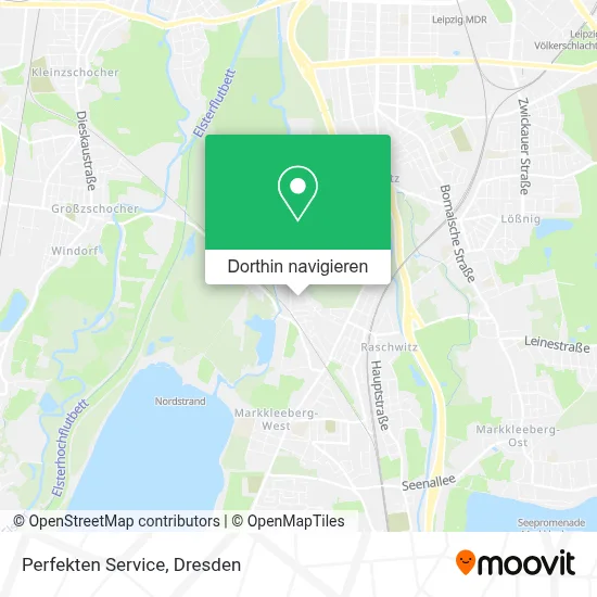 Perfekten Service Karte