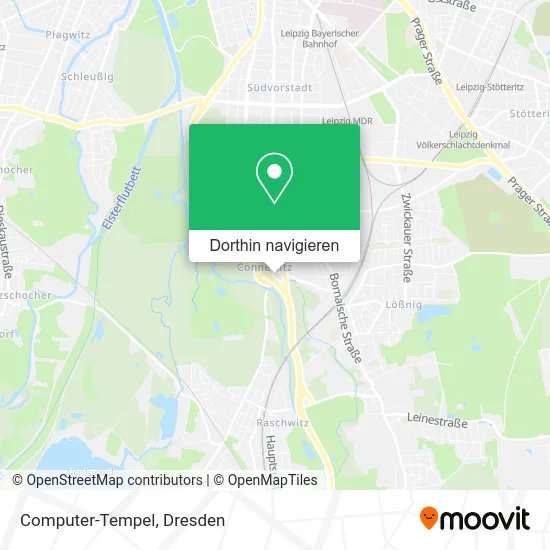 Computer-Tempel Karte