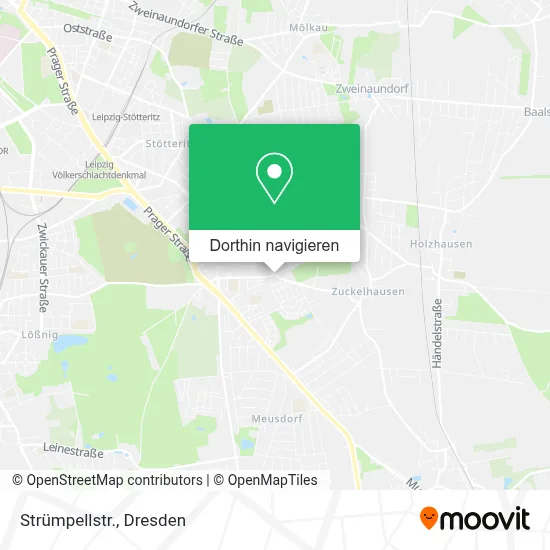 Strümpellstr. Karte